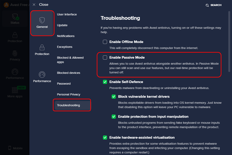 Avast-Forum-Avast-Passive-Mode